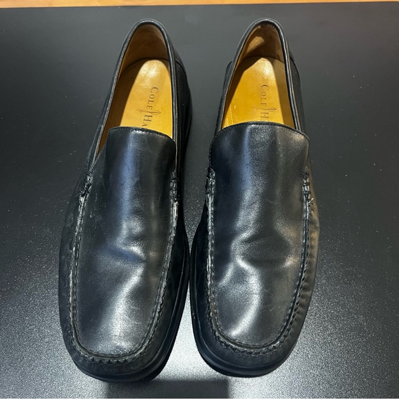 Cole Haan Other - Cole Haan Classic Black Leather Slip-Ons Driving Loafers  Mens 11